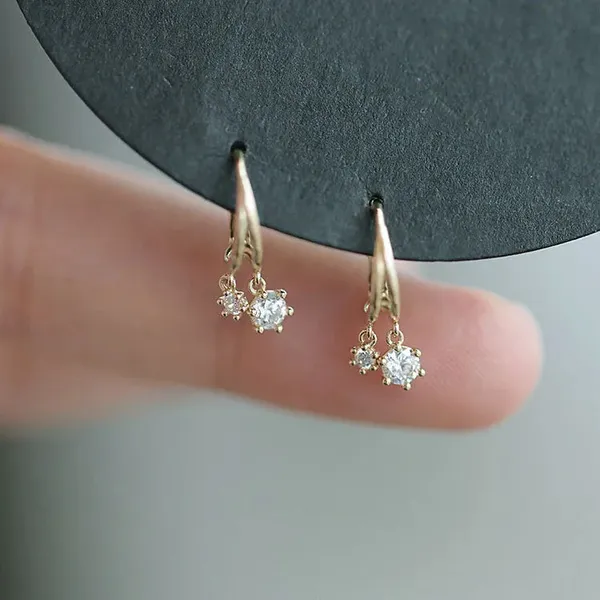 Gold_Double_Drop_Earrings_For_Women